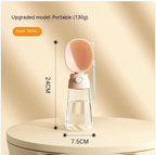Upgraded model in brown, 380ml water capacity, 24cm tall