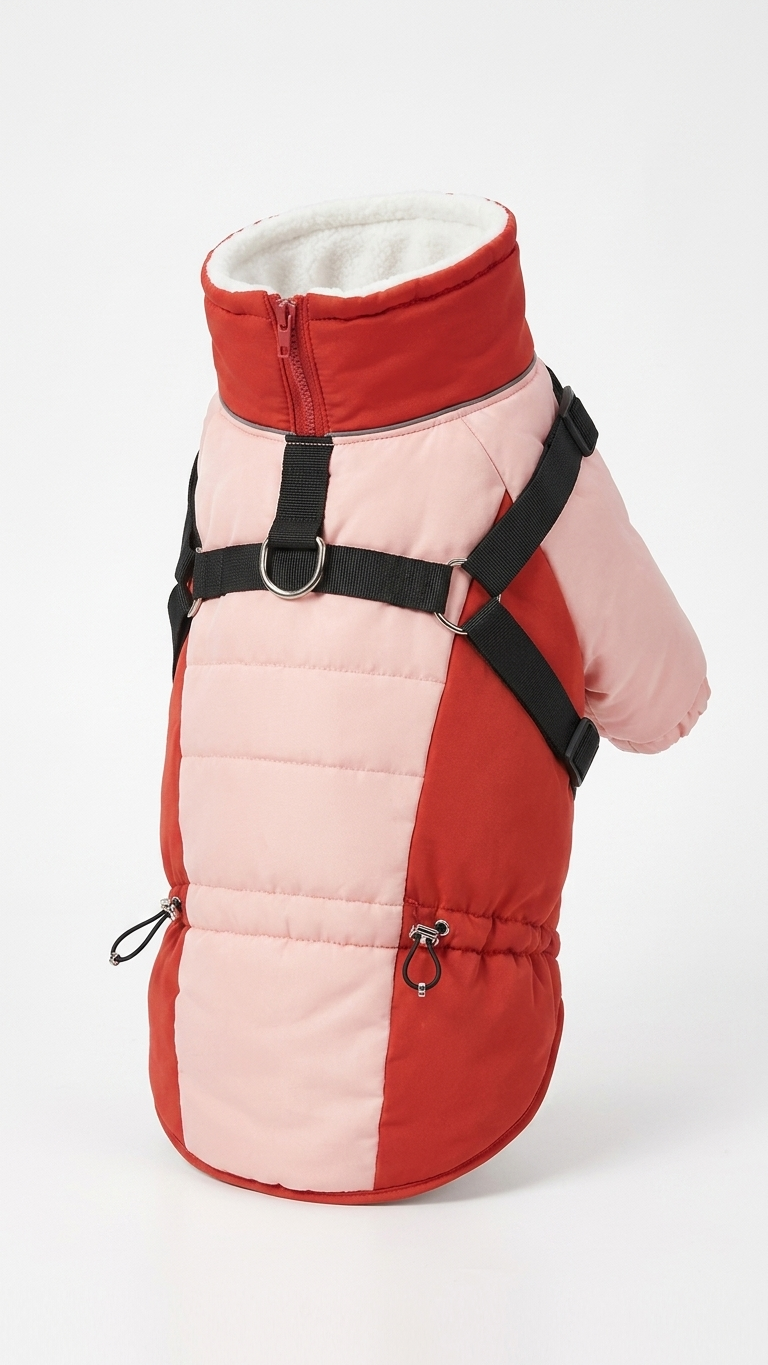 Fleece-lined winter dog coat, photo 6