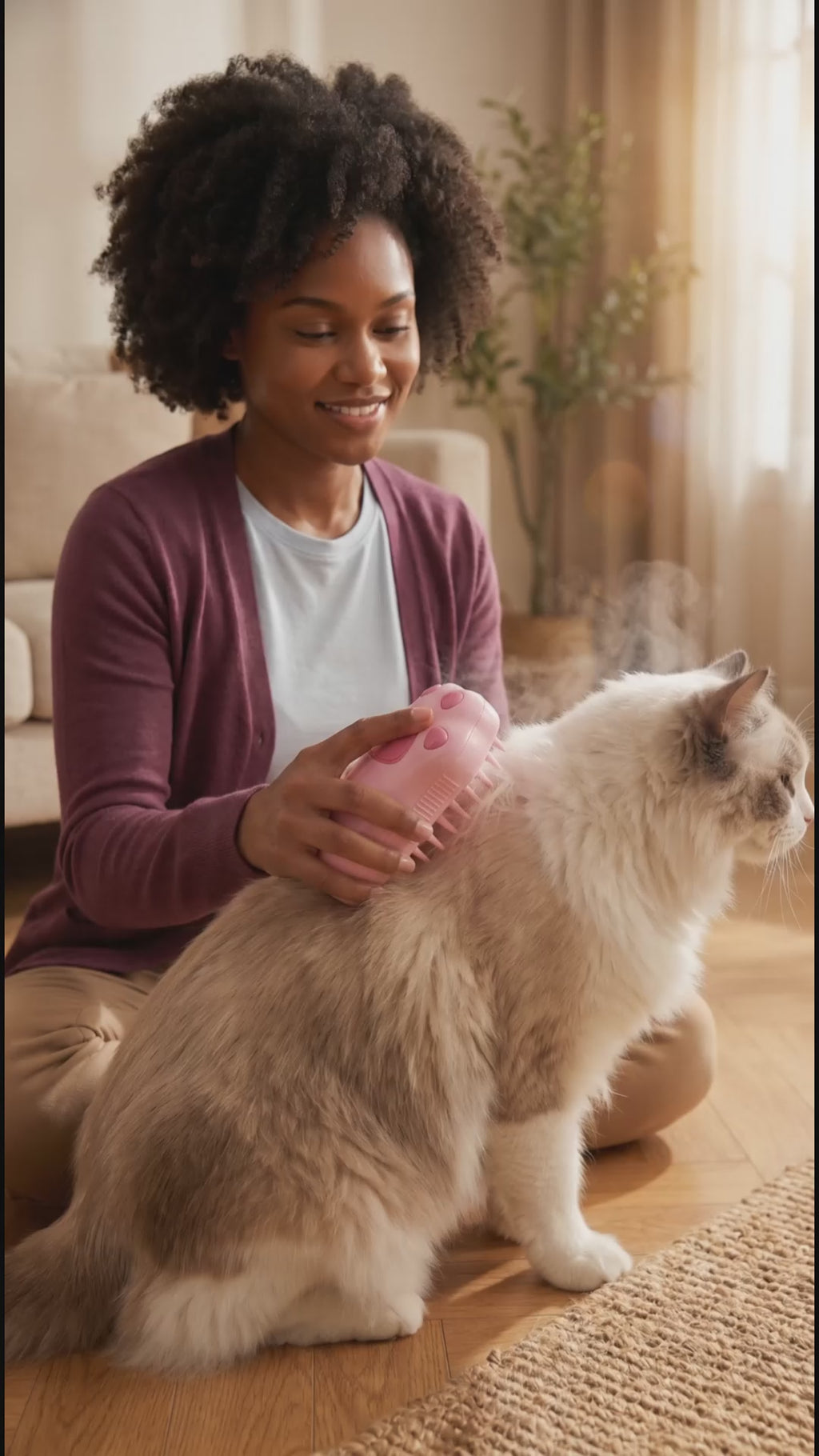 Steamy Cat Brush