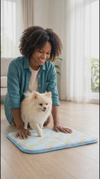 Ice Silk Dog Cooling Mat