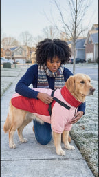 Fleece-Lined Winter Dog Coat