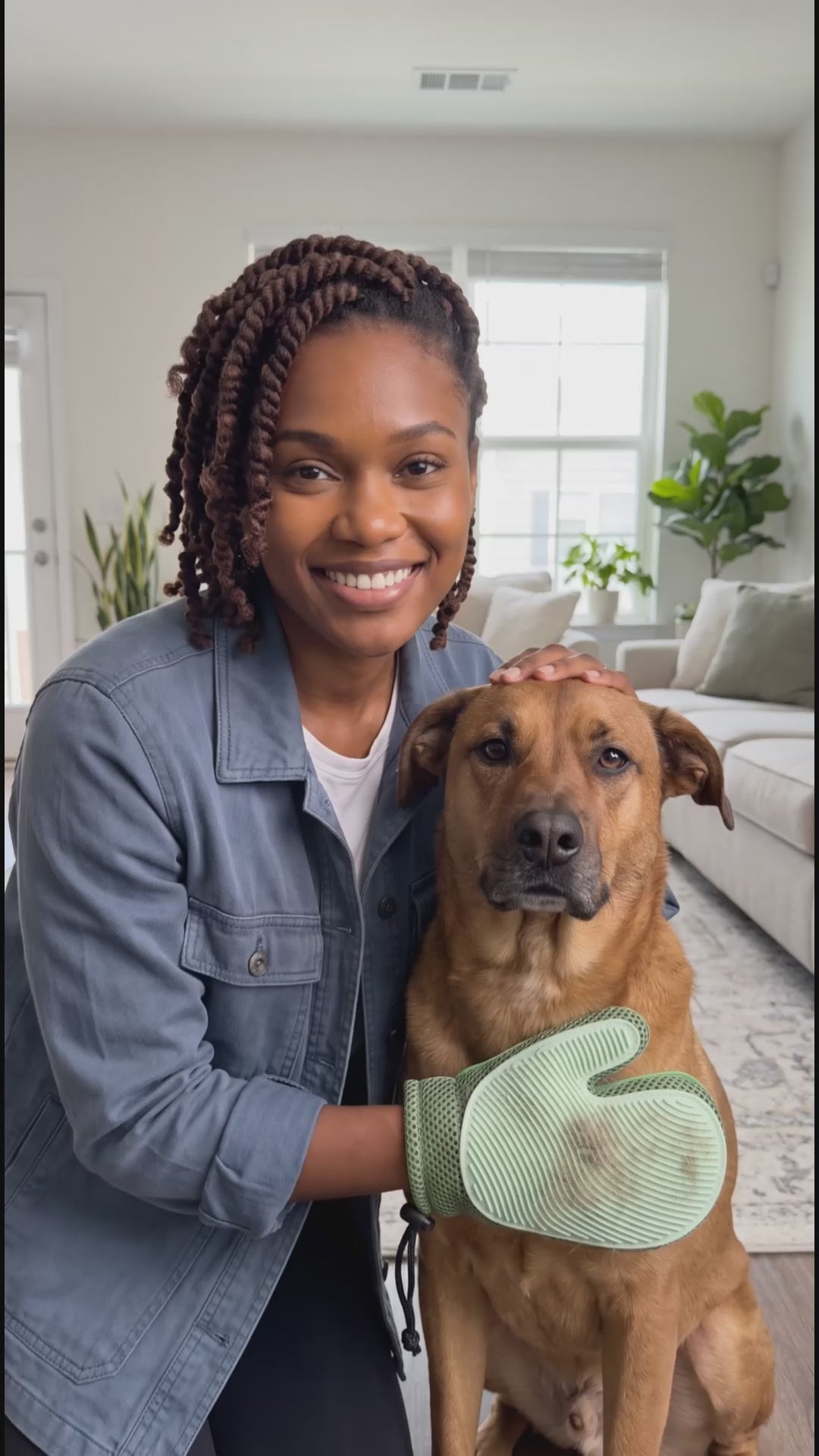 2-in-1 Pet Fur Glove