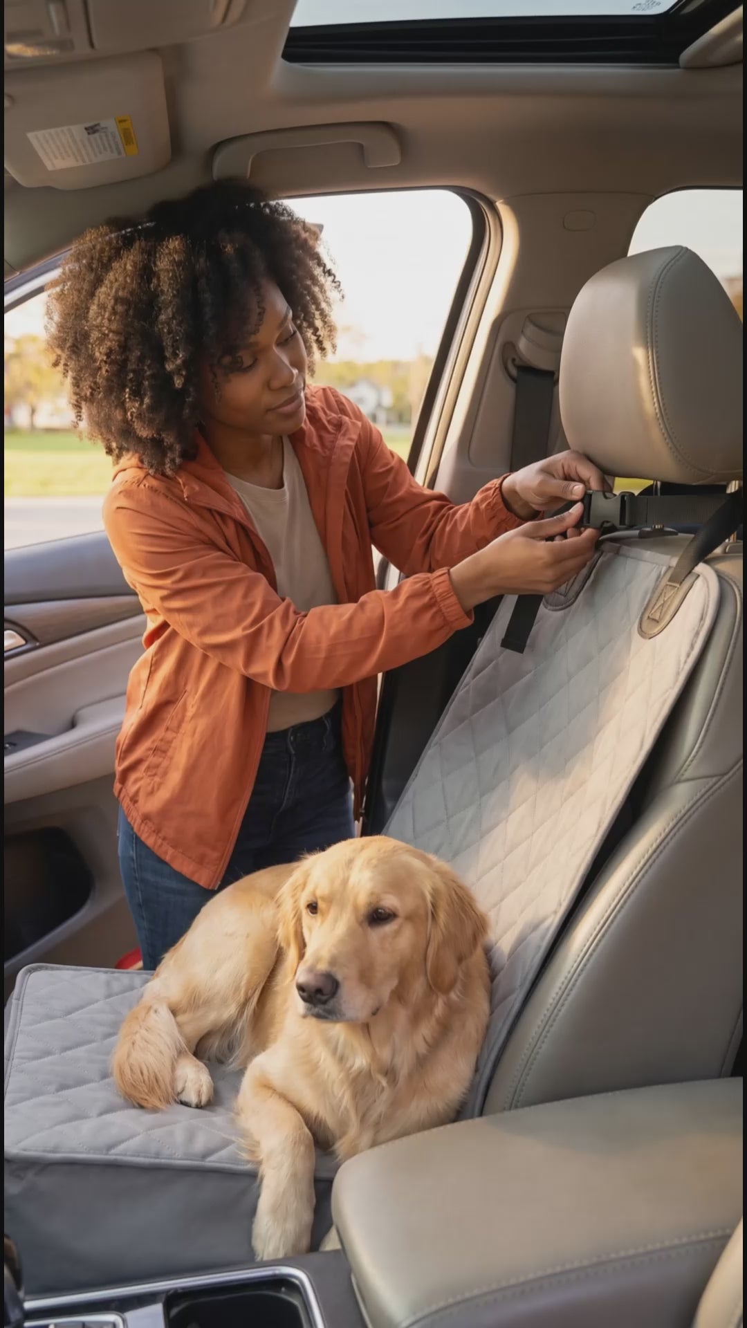 Waterproof Dog Car Seat Cover